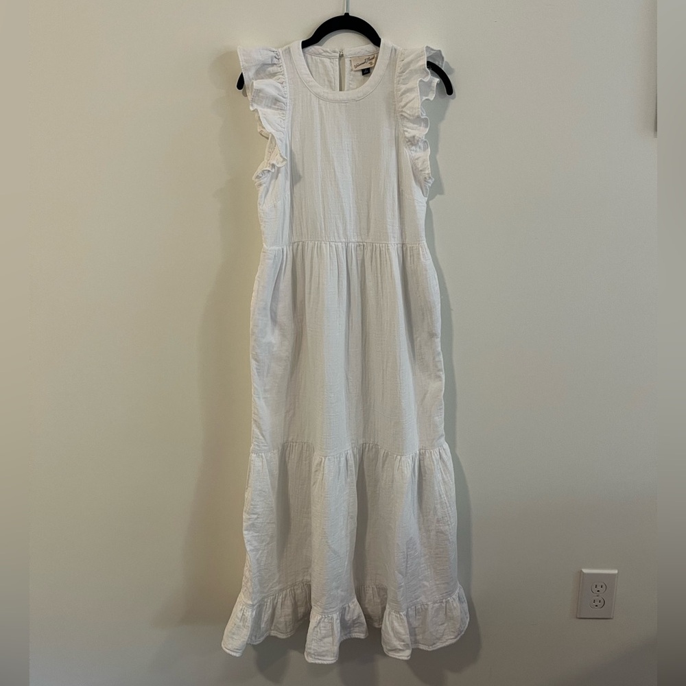 White Midi Dress